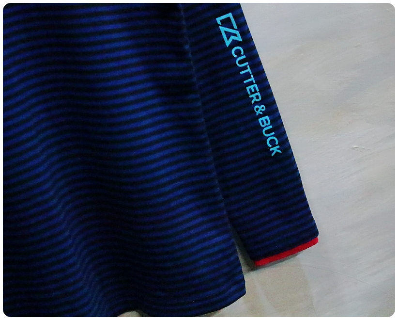 [100] 커터앤벅 스트라이프 스판 반집업 티셔츠 | 데얼스 아웃도어 전문 플랫폼