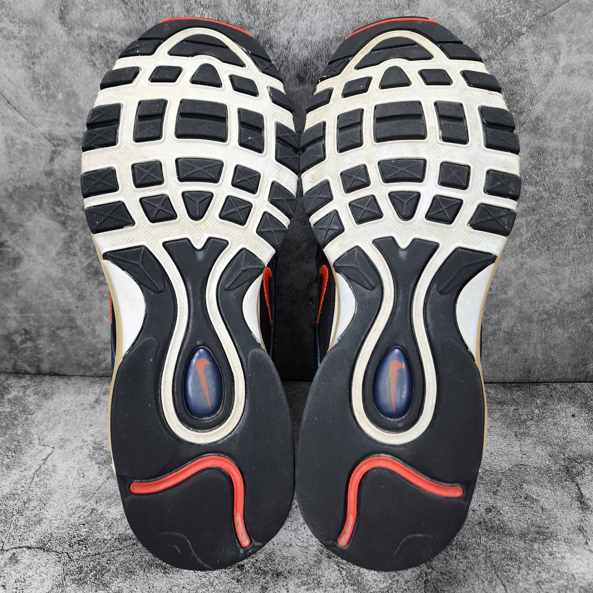 더블식스(정품)나이키 에어맥스97 미드나잇네이비 하바네로 레드 280 | 데얼스 아웃도어 전문 플랫폼