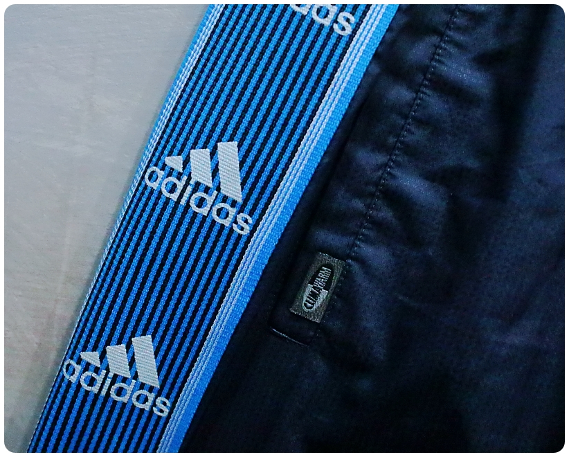 [L] 00s 아디다스 사이드 로고 테이핑 패디드 트랙 팬츠 | 데얼스 아웃도어 전문 플랫폼