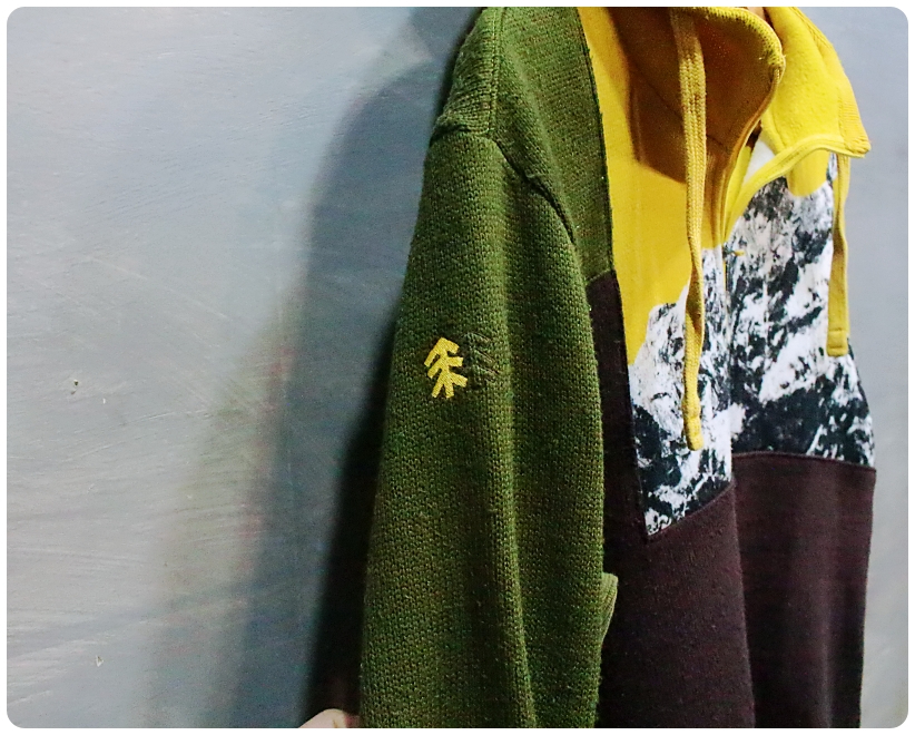 [100] 코오롱스포츠 니트 반집업 기모 후드티 | 데얼스 아웃도어 전문 플랫폼