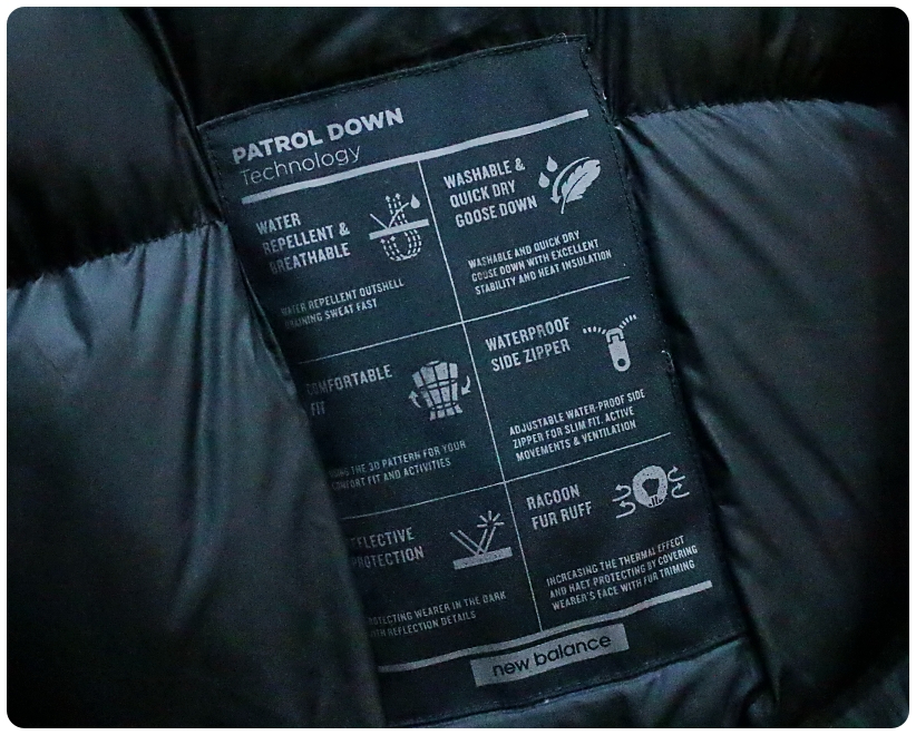 [S] 뉴발란스 패트롤 라쿤퍼 구스다운 패딩 야상 점퍼 | 데얼스 아웃도어 전문 플랫폼