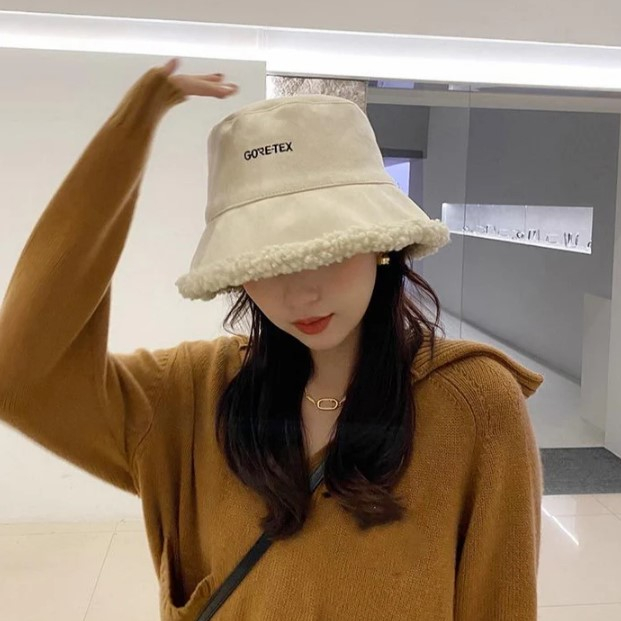[F] JPN 자수로고 스웨이드 양털 버킷햇 | 데얼스 아웃도어 전문 플랫폼