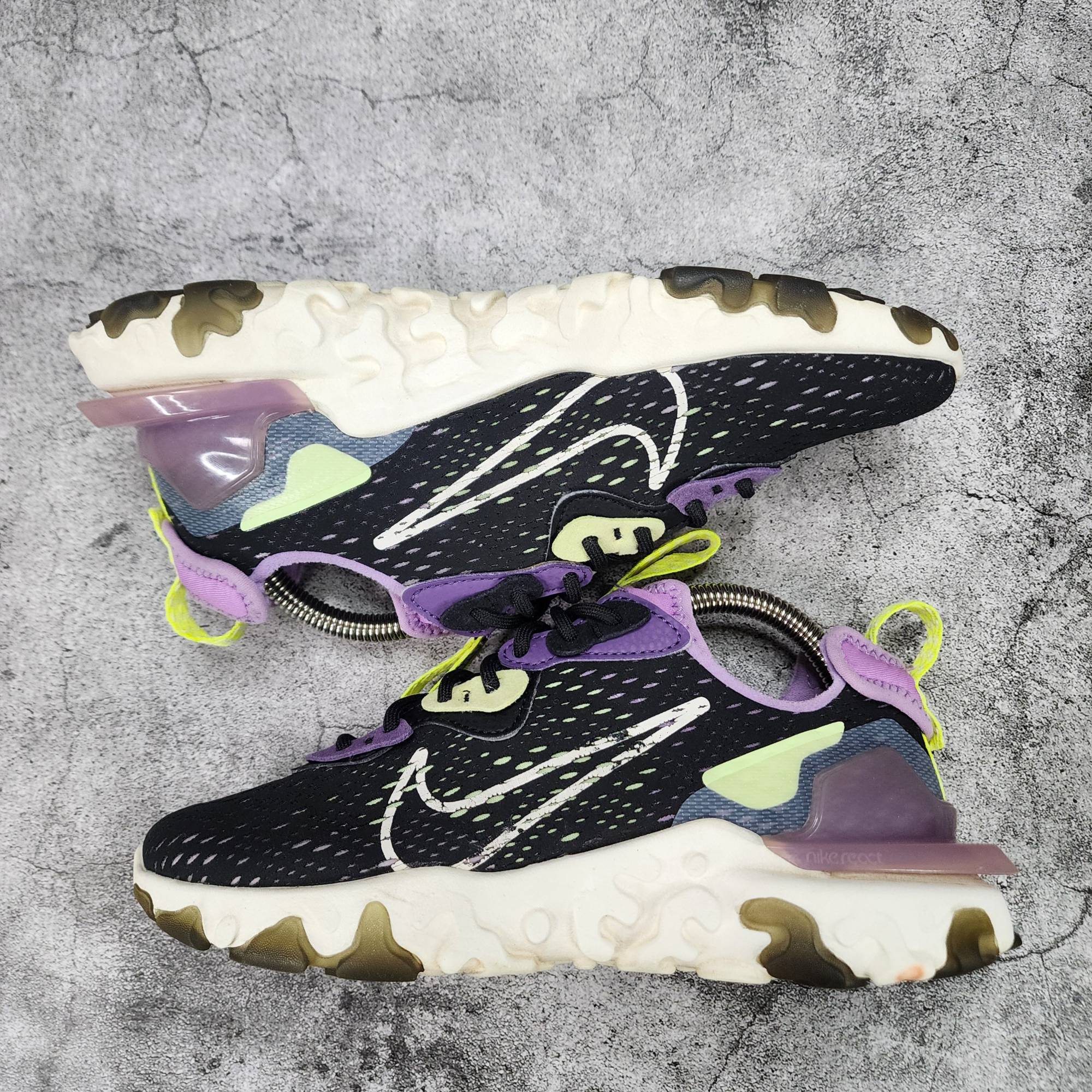 더블식스(정품)나이키 우먼스 리액트비전 그래비티 퍼플 230 | 데얼스 아웃도어 전문 플랫폼