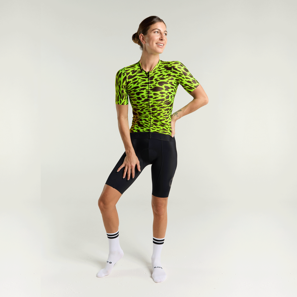 블랙쉽 사이클링 팀 반팔 져지 네온 설퍼 여성 | 데얼스 아웃도어 전문 플랫폼