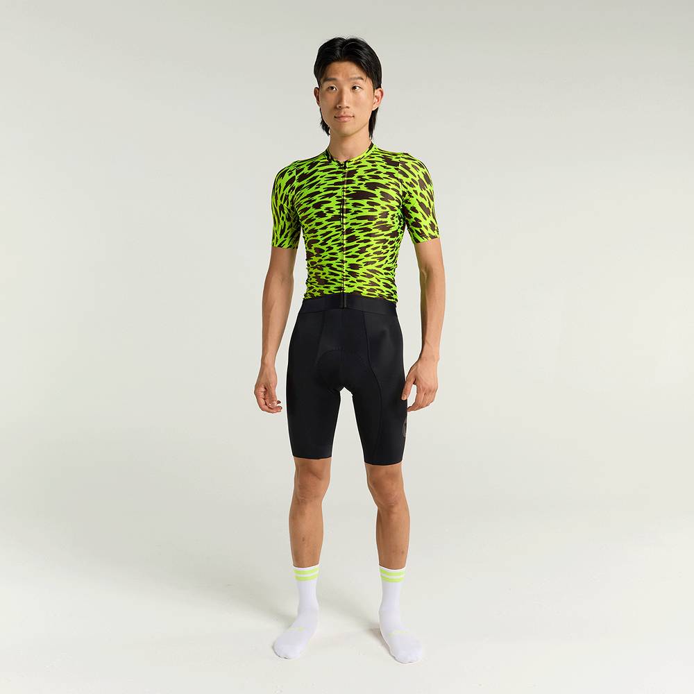 블랙쉽 사이클링 팀 반팔 져지 네온 설퍼 남성 | 데얼스 아웃도어 전문 플랫폼