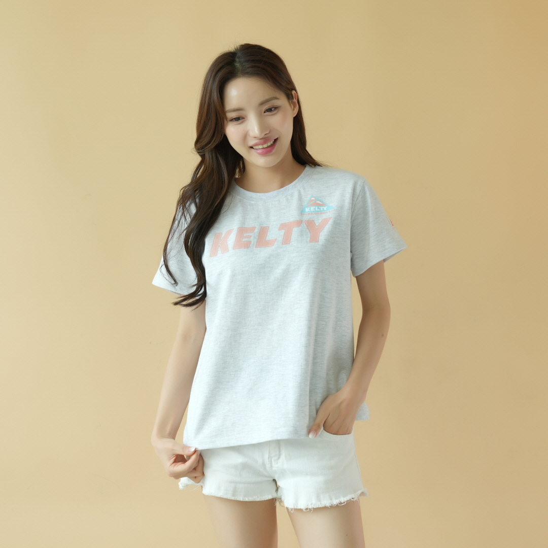 켈티 HC 티셔츠_화이트 멜란지 | 데얼스 아웃도어 전문 플랫폼