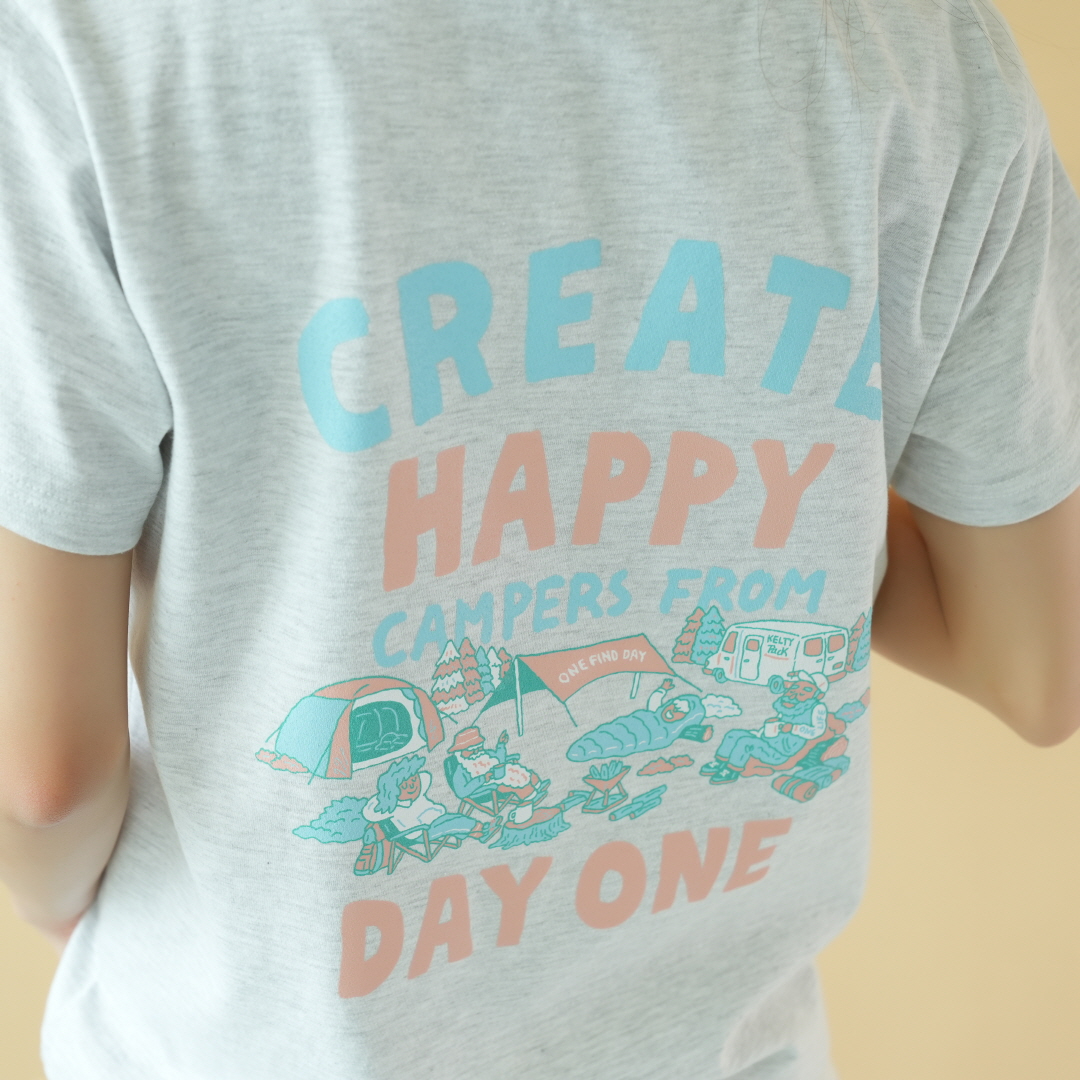 켈티 HC 티셔츠_화이트 멜란지 | 데얼스 아웃도어 전문 플랫폼