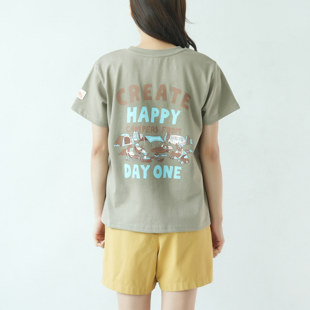 켈티 HC 티셔츠_번트 올리브 | 데얼스 아웃도어 전문 플랫폼