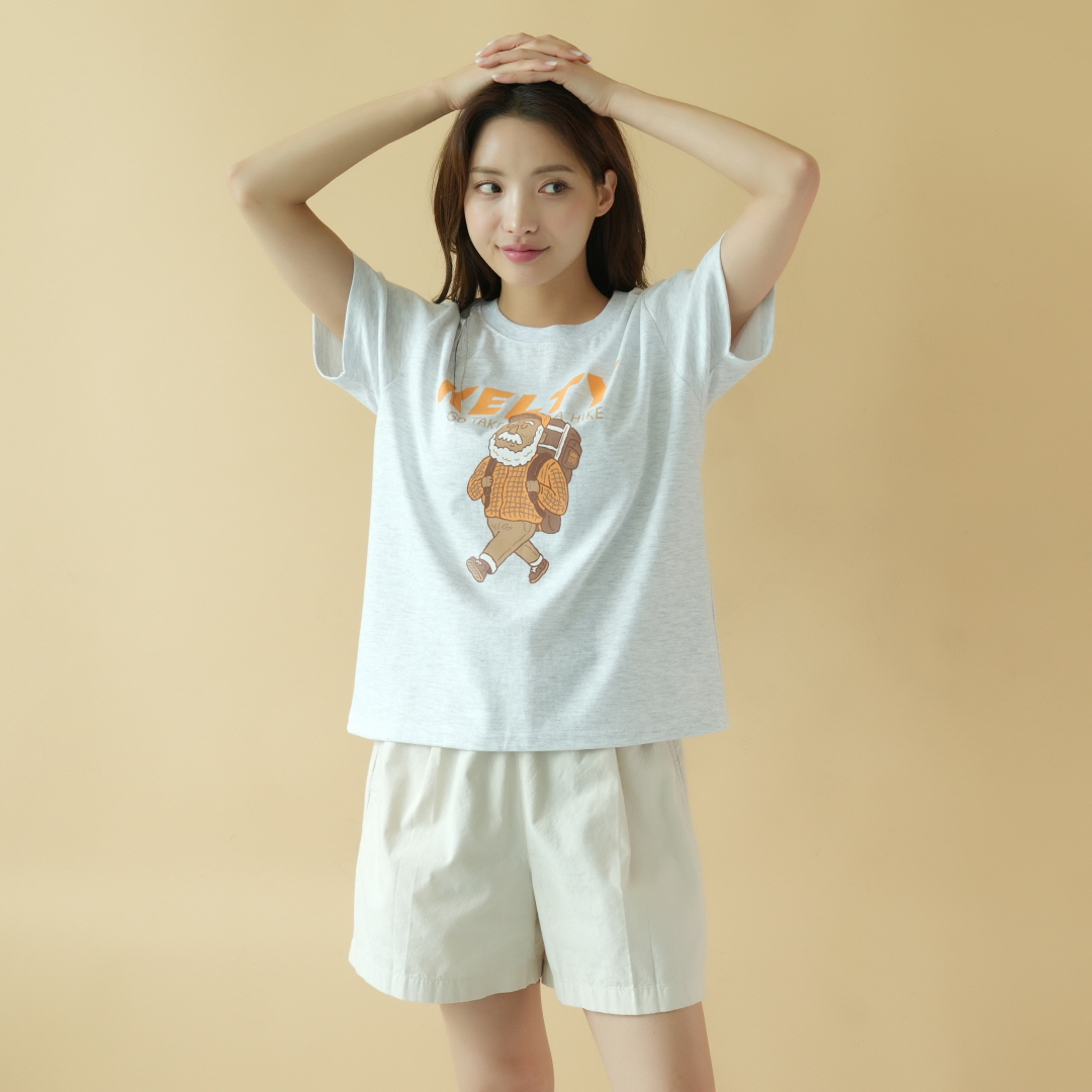 켈티 DK 티셔츠_화이트멜란지 | 데얼스 아웃도어 전문 플랫폼