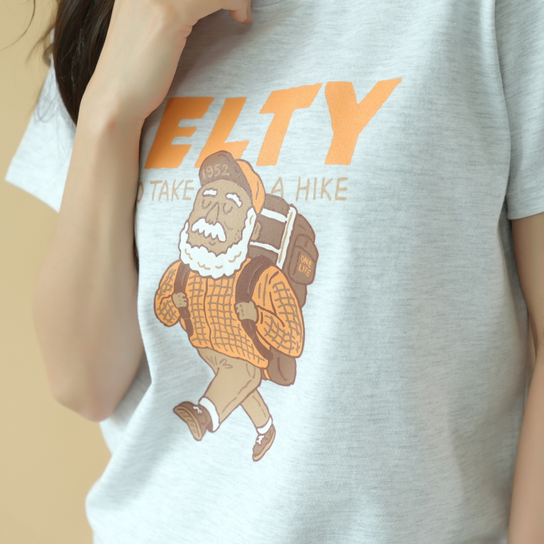 켈티 DK 티셔츠_화이트멜란지 | 데얼스 아웃도어 전문 플랫폼