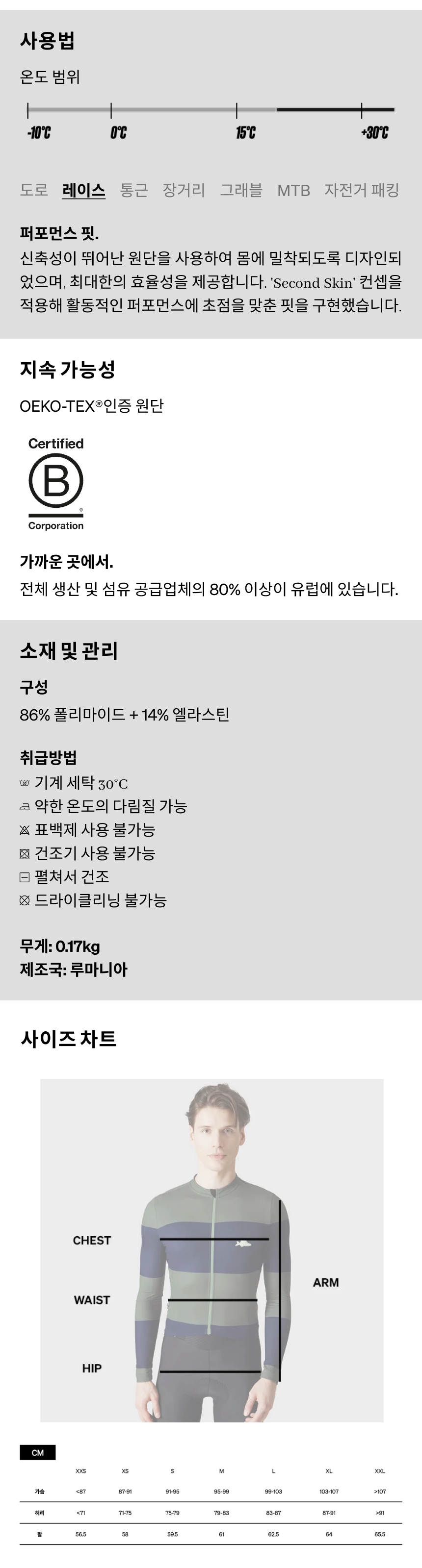 카페 드 사이클리스트 에멜린 레이스 반팔 져지 알파인 그린 남성