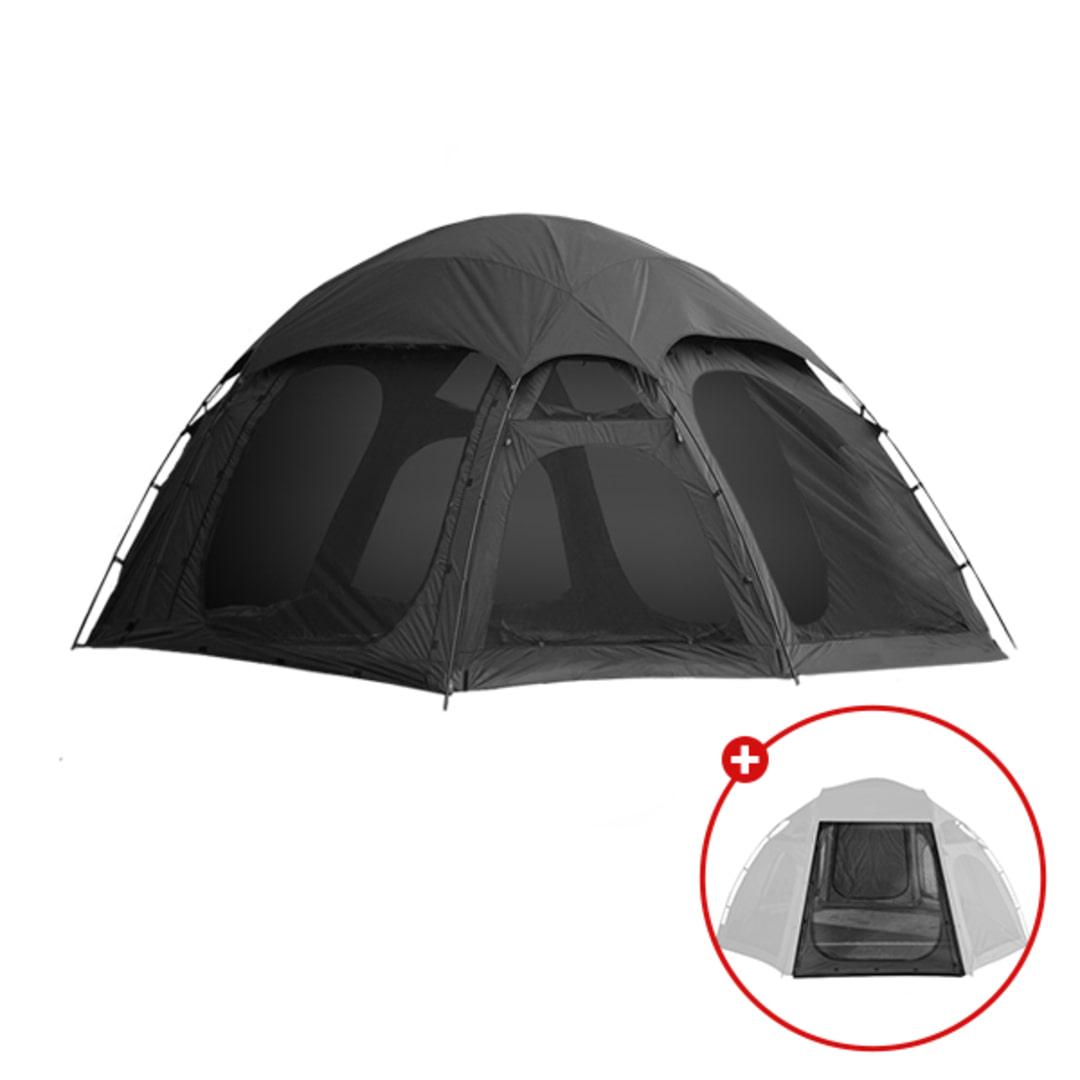 [이타카] 벙커돔 그랑데 플러스 블랙에디션 (전용 TPU도어 증정) | 데얼스 아웃도어 전문 플랫폼