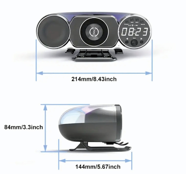 고속 무선 폰충전기 알람시계 블루투스 스피커 WD-100 | 데얼스 아웃도어 전문 플랫폼