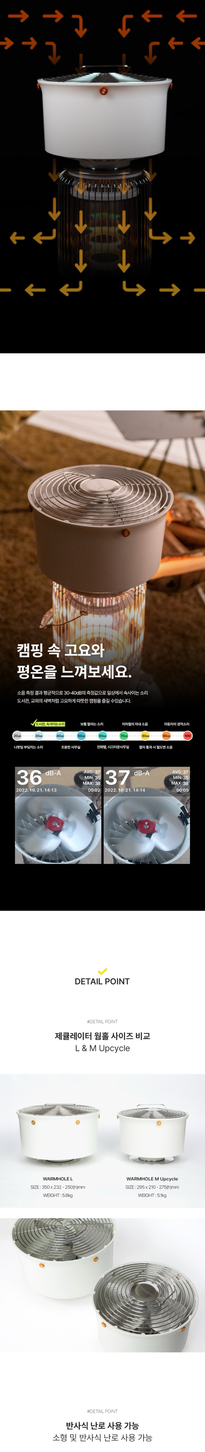 [미니멀웍스] 웜홀M UP 제큘레이터 - 무동력팬