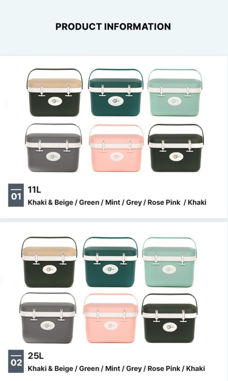 1+1 리빙오보제 캠핑 아이스박스 11L + 25L 셋트 MINT 총2개 세트 | 데얼스 아웃도어 전문 플랫폼
