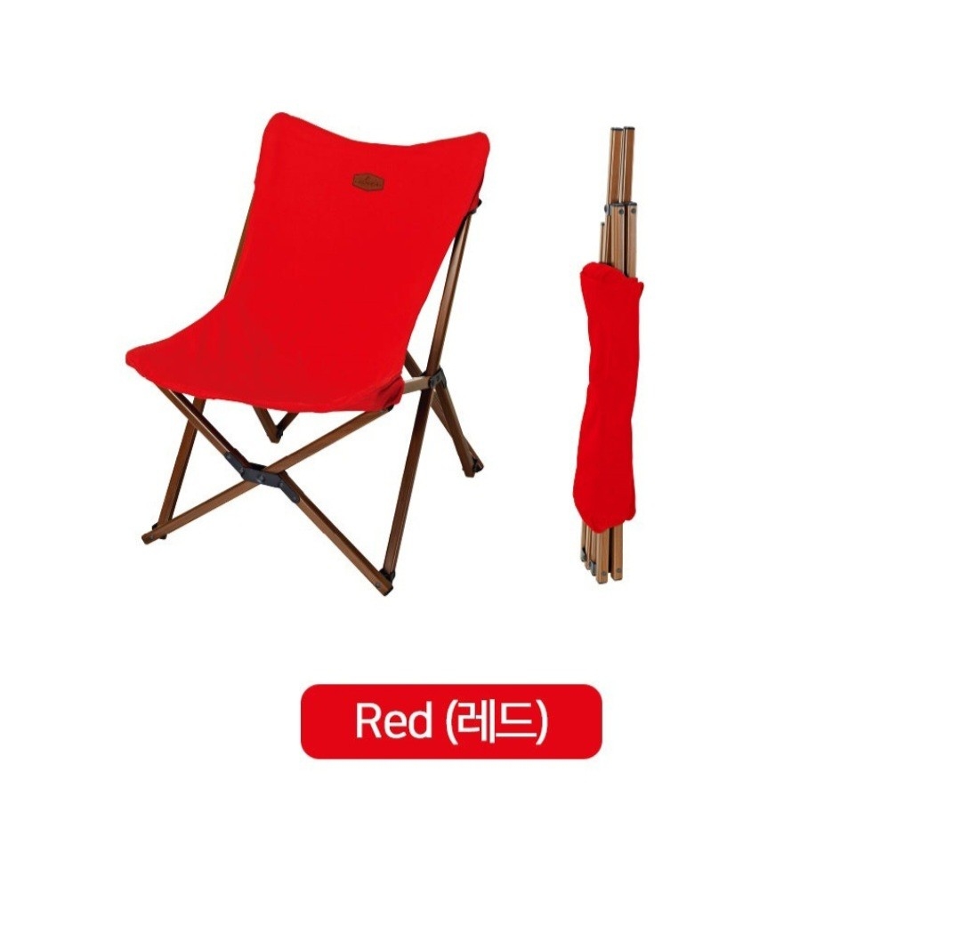코베아 WS 캔버스 캠핑체어 블랙 레드 단품 새제품  | 데얼스 아웃도어 전문 플랫폼
