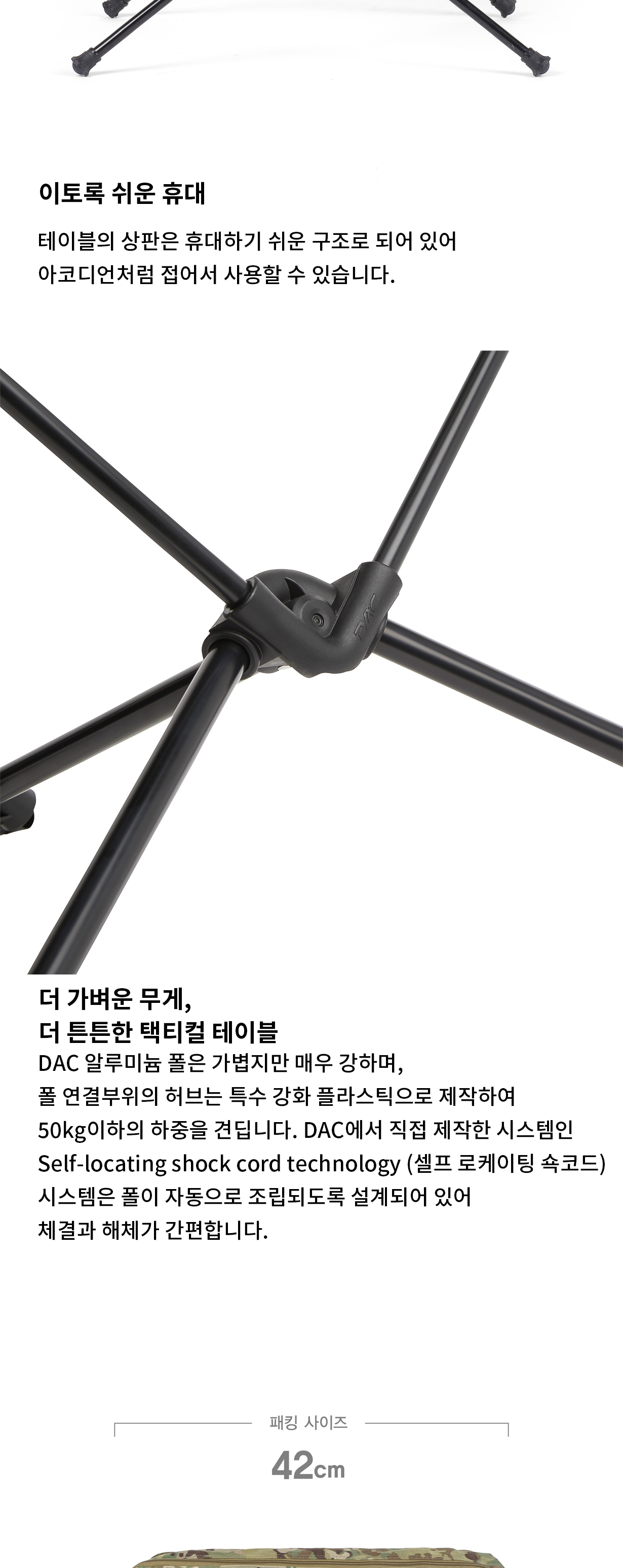 [헬리녹스] 택티컬 테이블 미디움 멀티캠