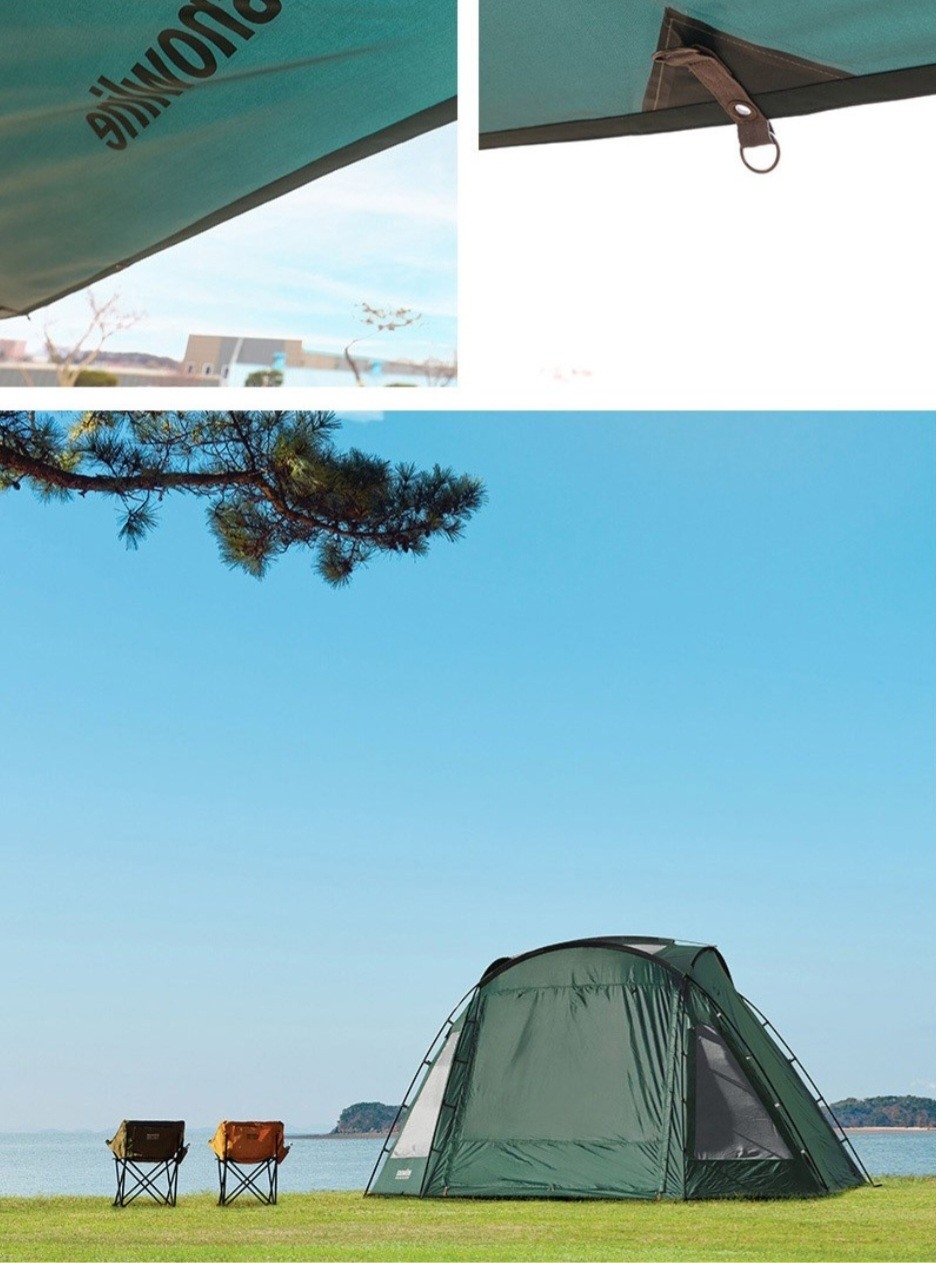 대형 필드 렉타 타프 세트    구성품 폴대 전부 포함 새제품  | 데얼스 아웃도어 전문 플랫폼