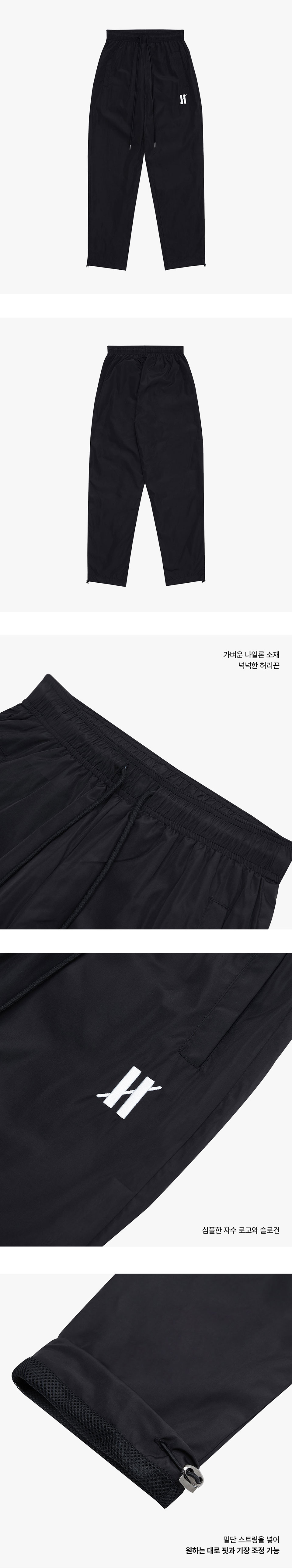오버셔 스포츠 클래식 트레이닝 바람막이 9부 하의