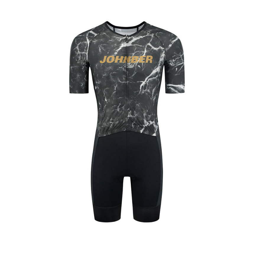 존버 철인3종 여성용 에어로수트 핫섬머 경기복_마블골드 에디션