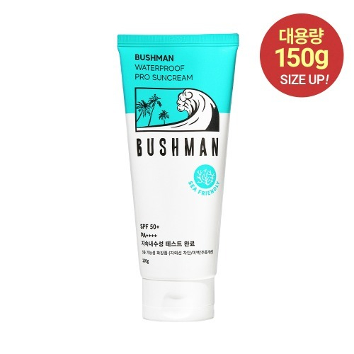 부쉬맨 워터프루프 프로 선크림 150g | 데얼스 아웃도어 전문 플랫폼