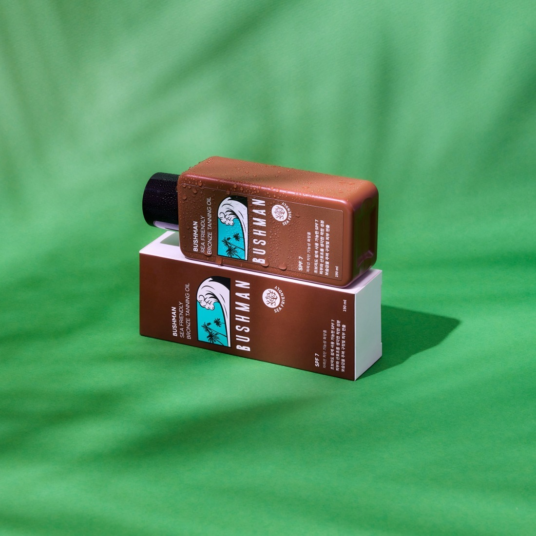 부쉬맨 씨프렌들리 브론즈 태닝오일 190ml SPF7 | 데얼스 아웃도어 전문 플랫폼