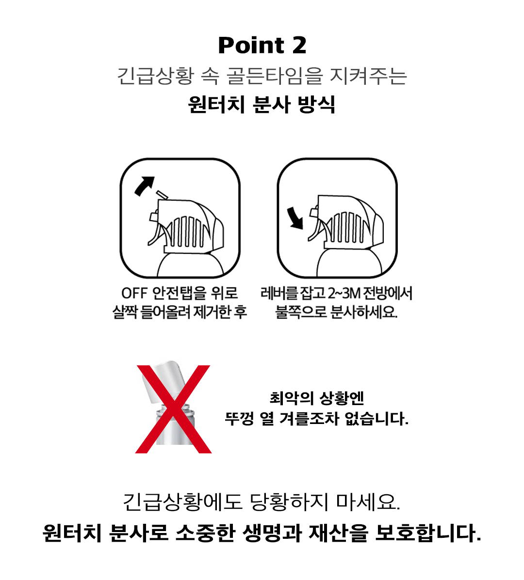 와치독 스프레이식 소화기 에어로졸식 소화용구