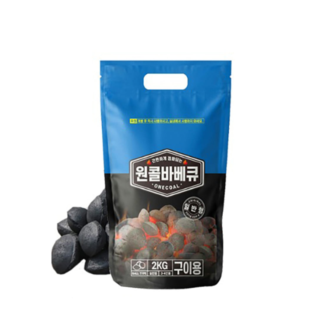 [꾸버스] 원콜오리지널 2kg - 캠핑바베큐숯 | 데얼스 아웃도어 전문 플랫폼