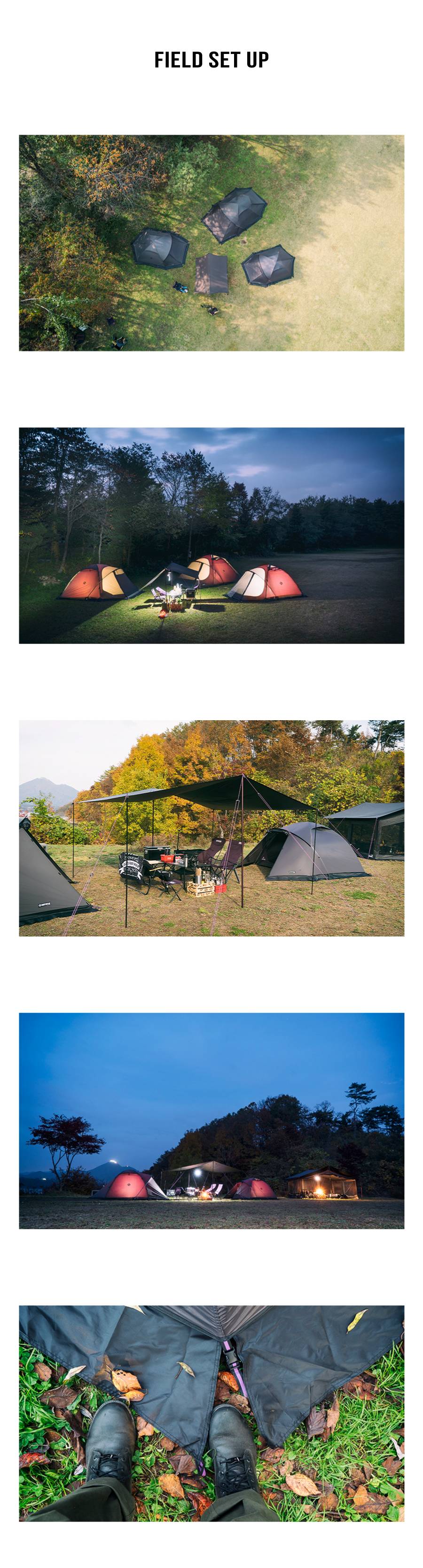 노스피크 나르시스 돔 EX 플러스 텐트 레이븐그레이