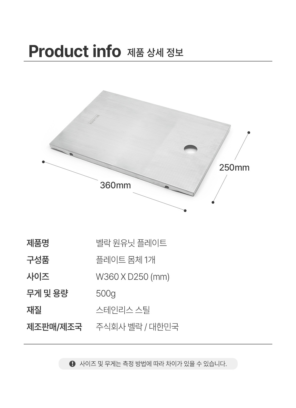 벨락 원유닛 플레이트 /IGT 상판 호환 스텐 뚜껑