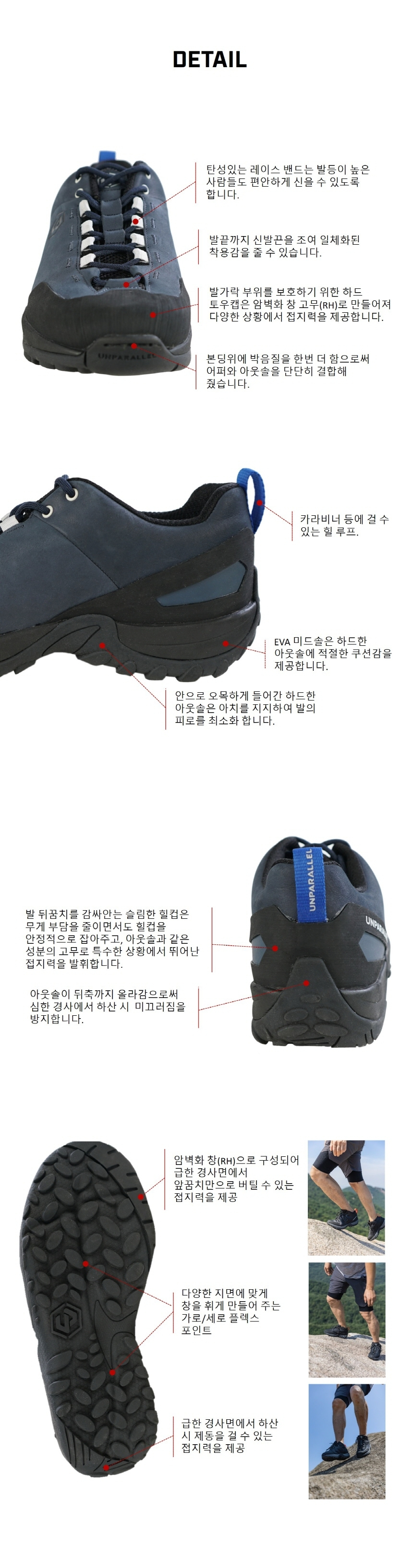 언패러렐 릿지 마스터 로우/ 그레이