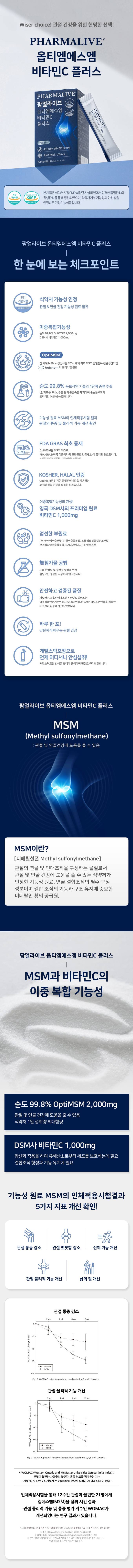 팜얼라이브 옵티엠에스엠 비타민C 플러스 3box