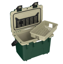 [Pelican Elite Coolers] 펠리칸 아이스박스 엘리트 쿨러 14QT (13.25L) 헌터그린/탄 | 데얼스 아웃도어 전문 플랫폼