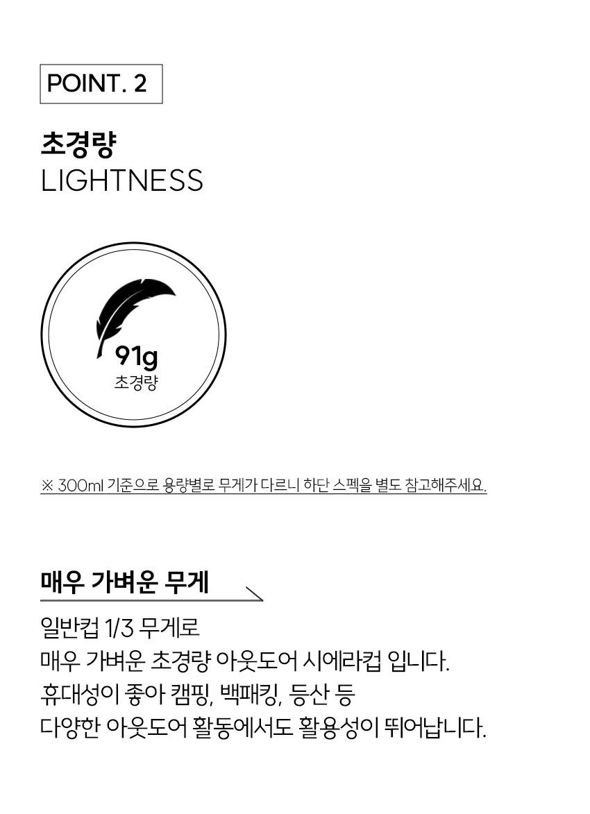 벨락 티타늄 시에라컵 510ml 백패킹 캠핑컵 캠핑그릇