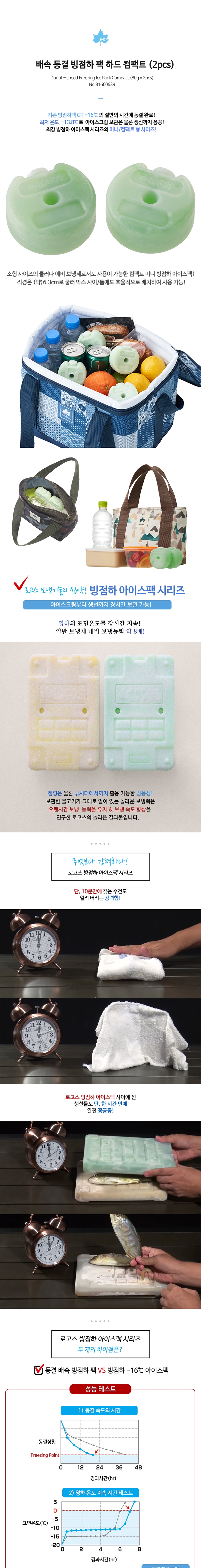 [로고스] 배속 동결 빙점하 아이스팩 하드 모음