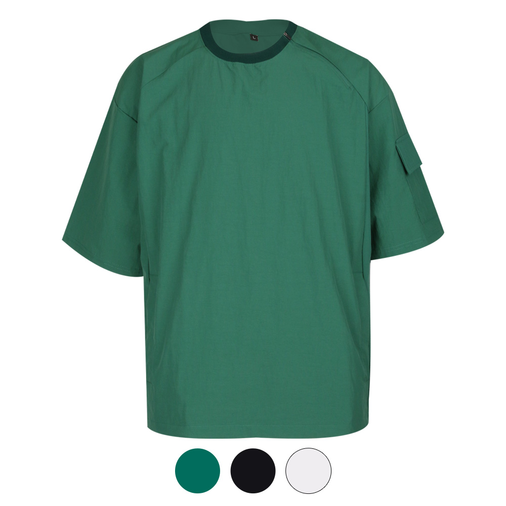 [파파브로] 기능성 숄더지퍼 아노락 골프 반팔티 PF-TSHG-POCKET | 데얼스 아웃도어 전문 플랫폼