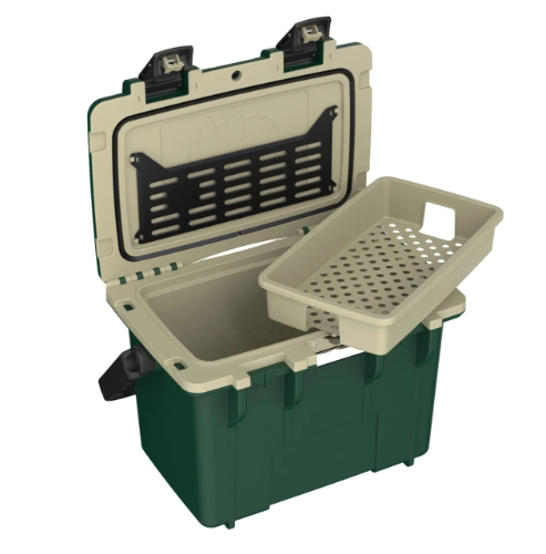 [Pelican Elite Coolers] 펠리칸 아이스박스 엘리트 쿨러 14QT (13.25L) 헌터그린/탄 | 데얼스 아웃도어 전문 플랫폼