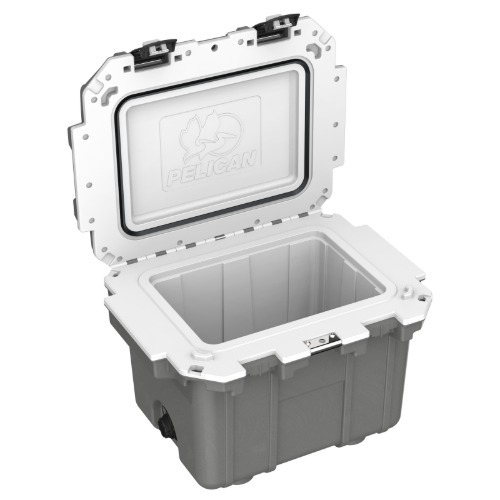 [Pelican Elite Coolers] 펠리칸 아이스박스 엘리트 쿨러 30QT (28L) 시멘트/화이트 | 데얼스 아웃도어 전문 플랫폼