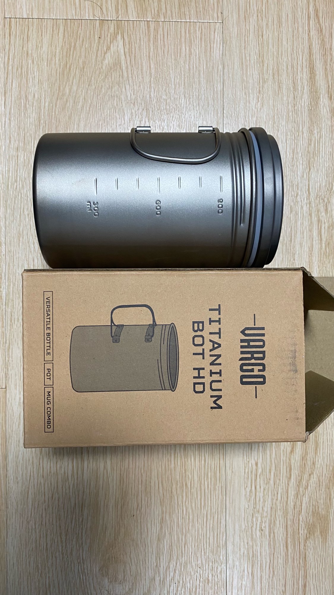 바르고 티타늄 봇 HD 1리터 / VARGO TITANIUM BOT HD | 데얼스 아웃도어 전문 플랫폼