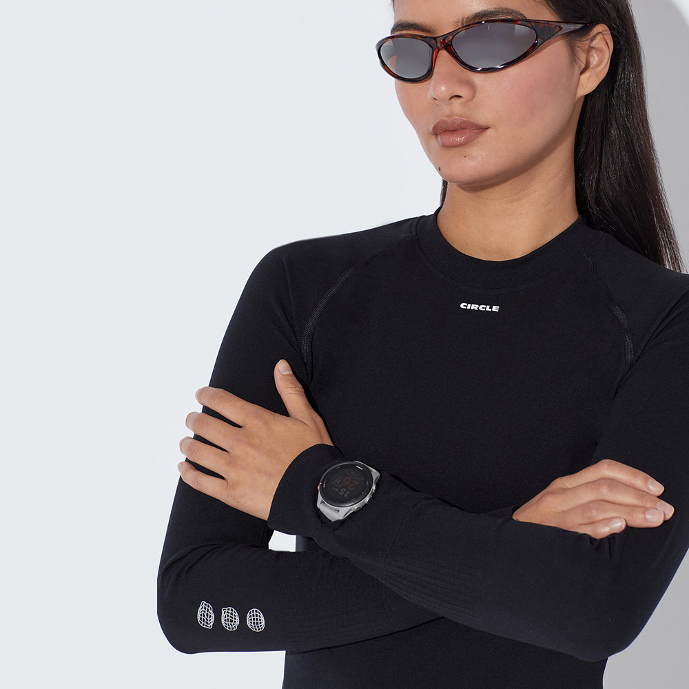 써클 에센셜 엔듀런스 베이스레이어 블랙 여성 | 데얼스 아웃도어 전문 플랫폼