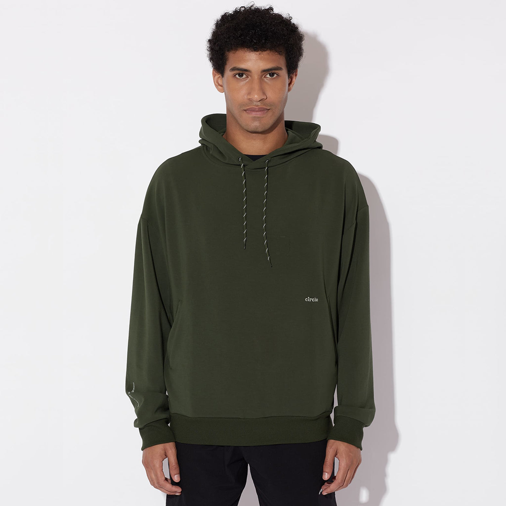 써클 에브리데이 겟 럭키 오버사이즈 후디 모스 그린 남성 | 데얼스 아웃도어 전문 플랫폼