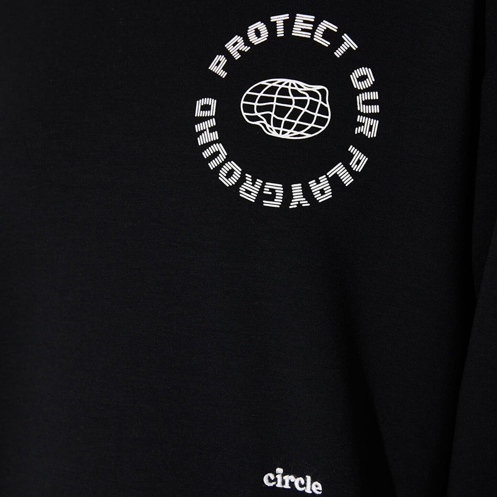 써클 에브리데이 겟 럭키 스웨트셔츠 오닉스 블랙 남성 | 데얼스 아웃도어 전문 플랫폼