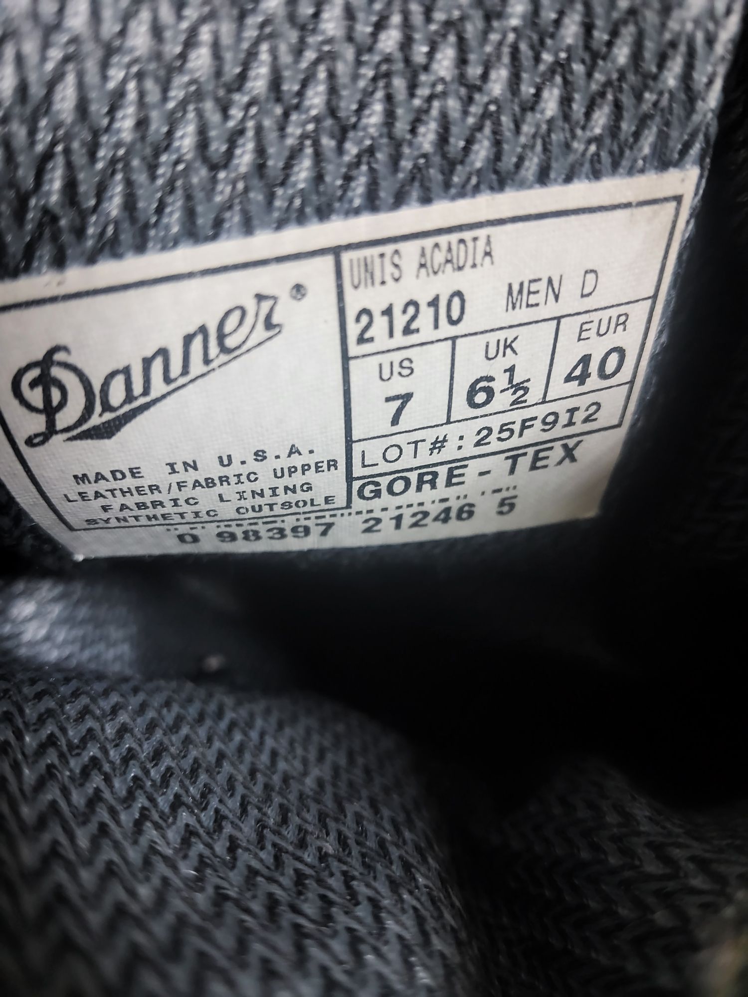 대너 21210 고어텍스부츠 블랙 250 | 데얼스 아웃도어 전문 플랫폼