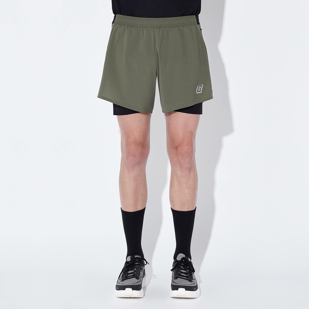 써클 레전드 2in1 쇼츠 모스 그린 남성 | 데얼스 아웃도어 전문 플랫폼
