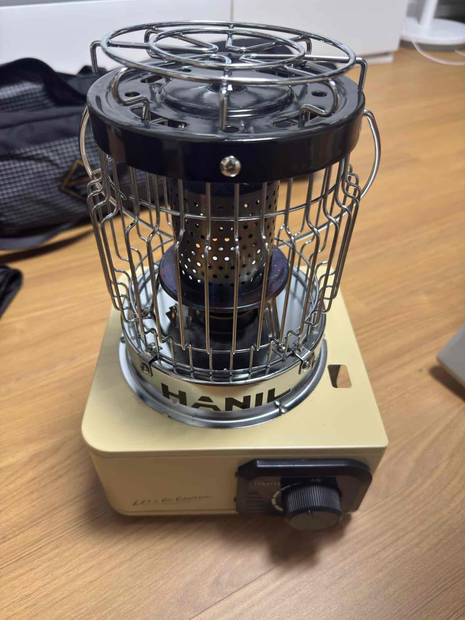 한일 캠핑 미니 가스 난로 GHM-1415B 베이지 | 데얼스 아웃도어 전문 플랫폼
