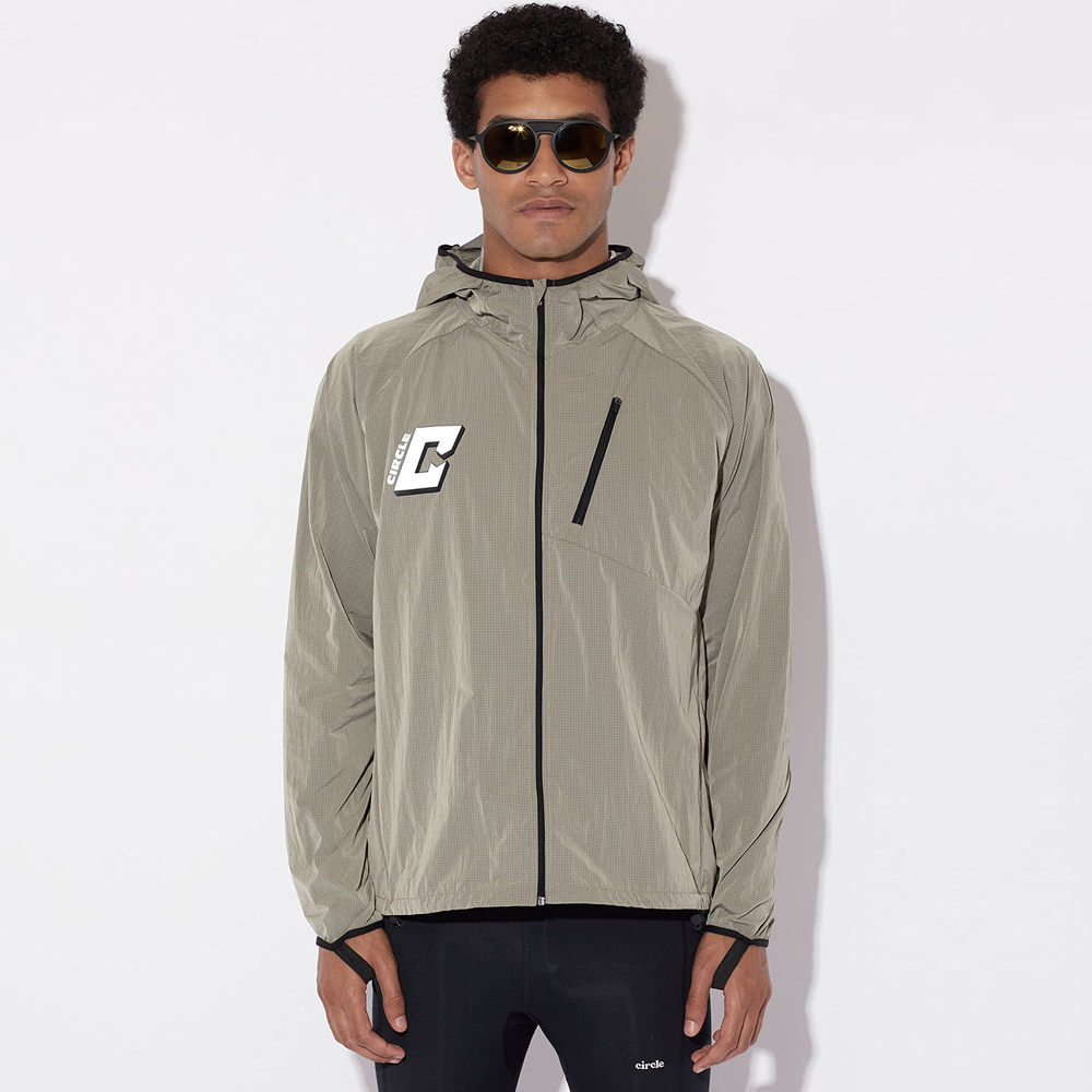 써클 윈드러너 바람막이 자켓 포실 브라운 남성 | 데얼스 아웃도어 전문 플랫폼
