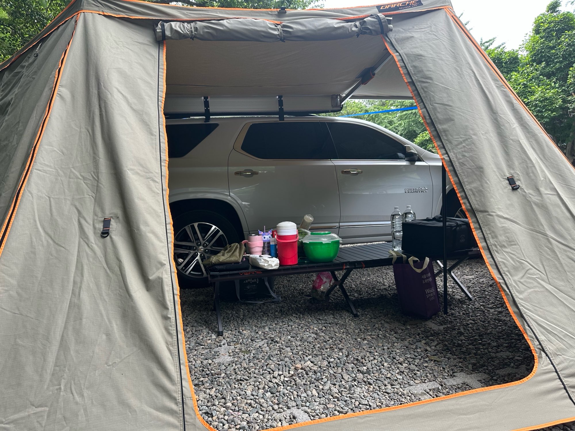 다치180 + 어닝 윌 풀세트 | 데얼스 아웃도어 전문 플랫폼