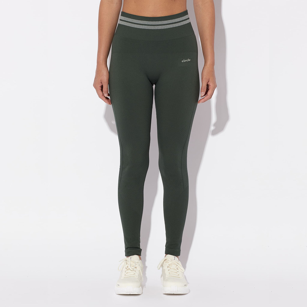 써클 에센셜 킵 더 플로우 심리스 레깅스 포레스트 그린 여성 | 데얼스 아웃도어 전문 플랫폼