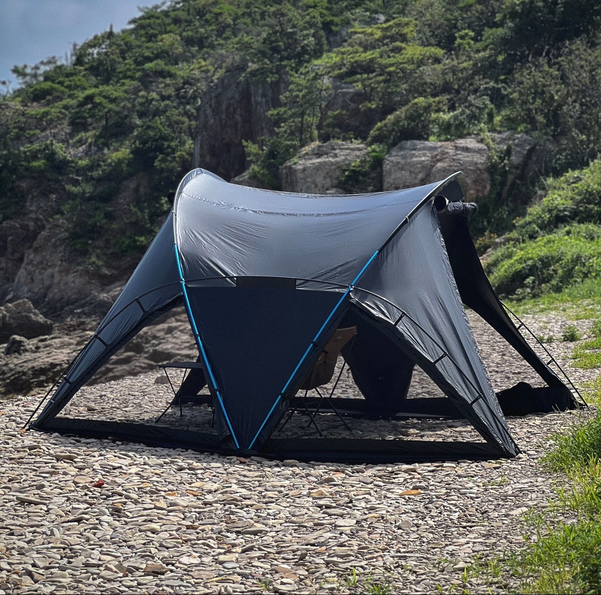 캠핑장비 정리(브이타프4.0,헬리녹스우드상판,블루폴윈드스크린,체어,캠빌igt,x모듈,사이끼리플랫버너) | 데얼스 아웃도어 전문 플랫폼