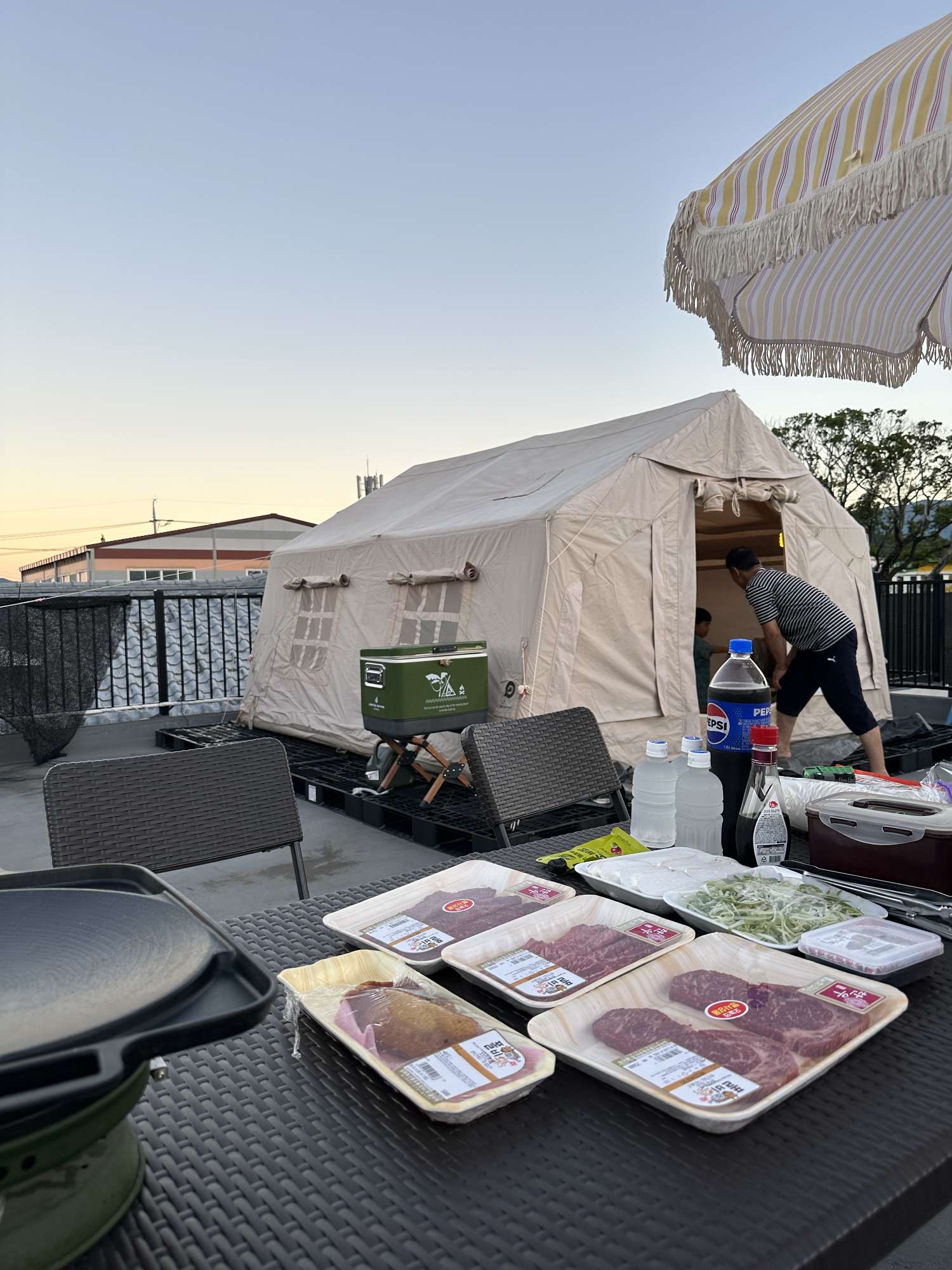 집콕시그널 사계절 에어텐트 13.2 면텐트 감성 글램핑 텐트 | 데얼스 아웃도어 전문 플랫폼